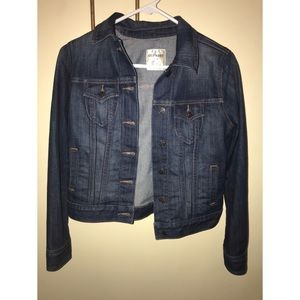 Old Navy petite women’s denim cropped jacket